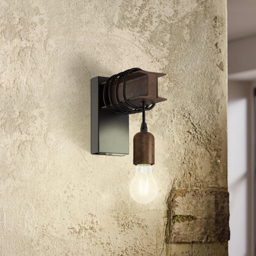 Eglo - Zidna svjetiljka TOWNSHEND 1xE27/10W/230V