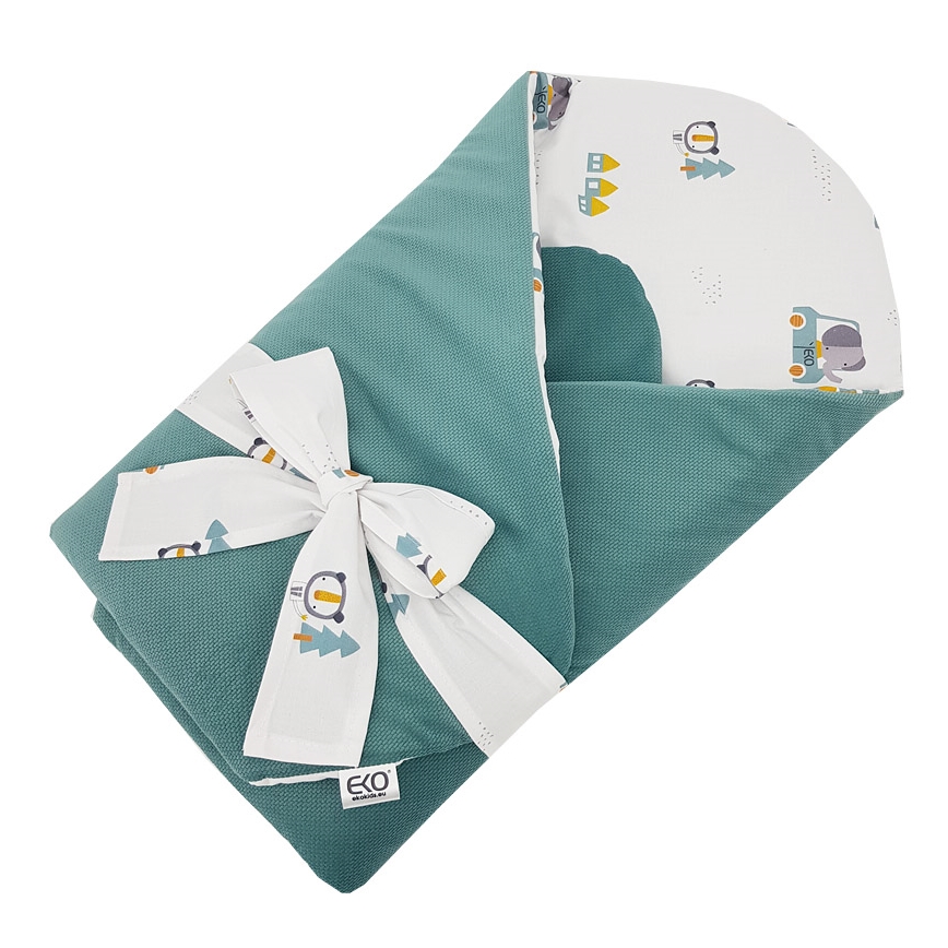 EKO - Pamučni jastuk za nošenje bebe CARS 75x75 cm