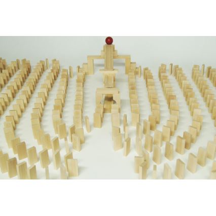 EkoToys - Drvene domine 830 kom bukva