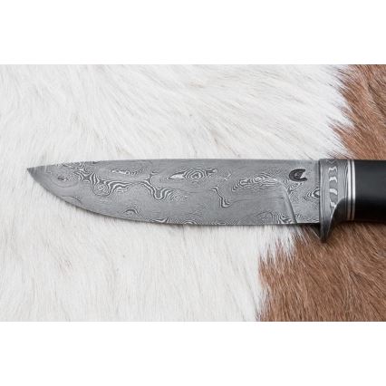 Ekskluzivni damask nož 12,7 cm hrast/ebanovina