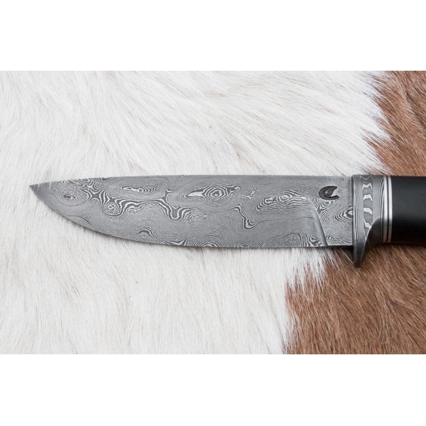 Ekskluzivni damask nož 12,7 cm hrast/ebanovina