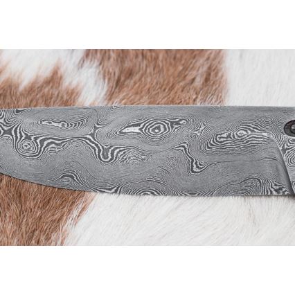 Ekskluzivni damask nož 12,7 cm hrast/ebanovina