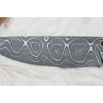 Ekskluzivni damask nož 12,7 cm javor/ahat