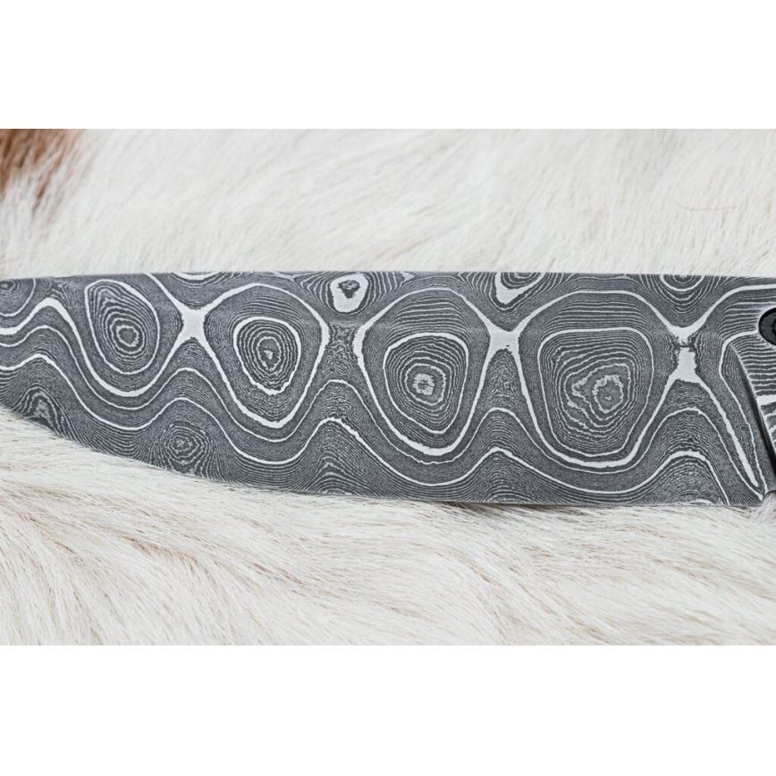 Ekskluzivni damask nož 12,7 cm javor/ahat