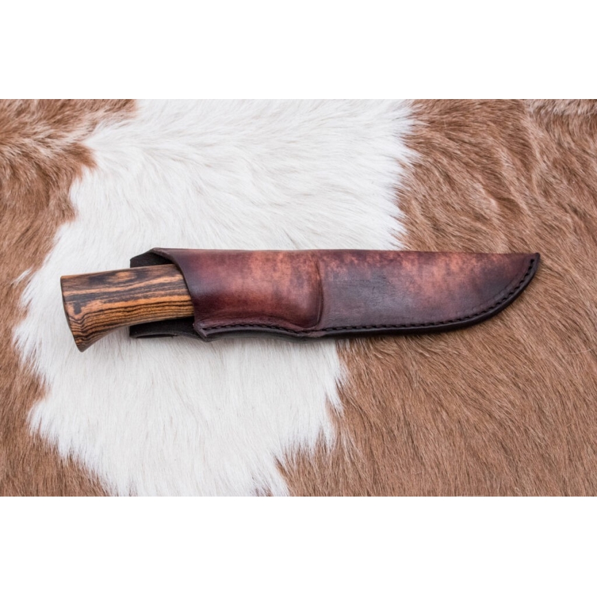Ekskluzivni damask nož 12 cm bocote/ebanovina