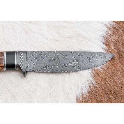 Ekskluzivni damask nož 12 cm bocote/ebanovina