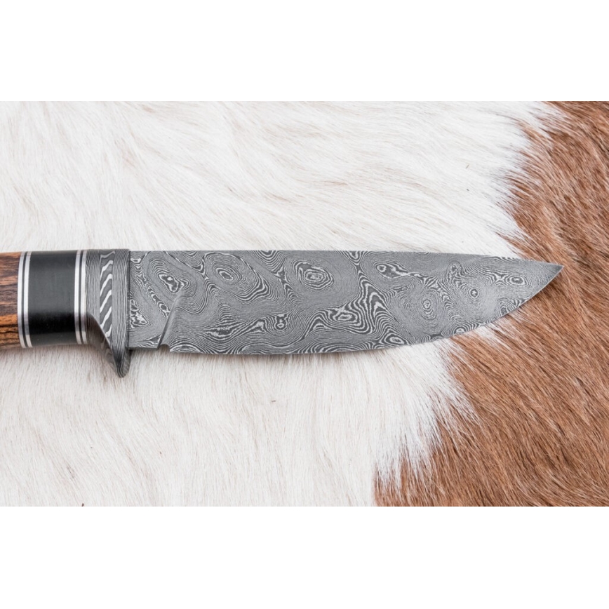 Ekskluzivni damask nož 12 cm bocote/ebanovina