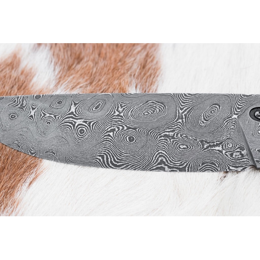 Ekskluzivni damask nož 12 cm bocote/ebanovina