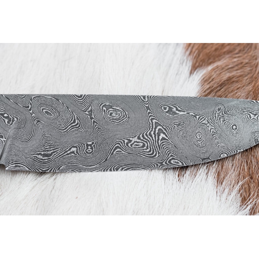 Ekskluzivni damask nož 12 cm bocote/ebanovina