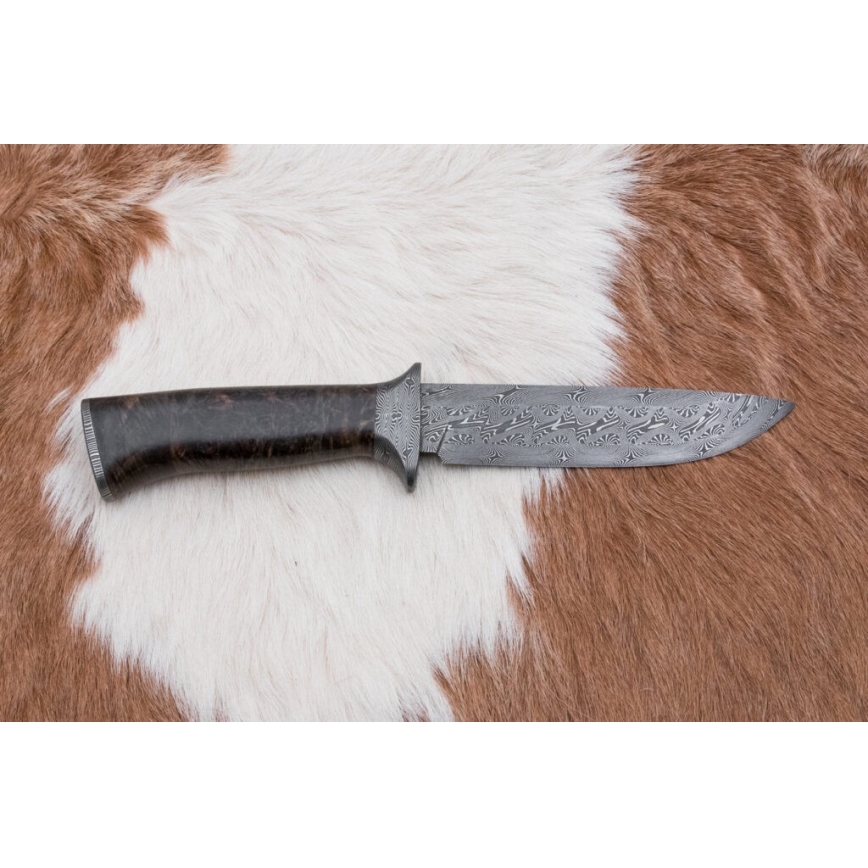Ekskluzivni damask nož 13,8 cm javor