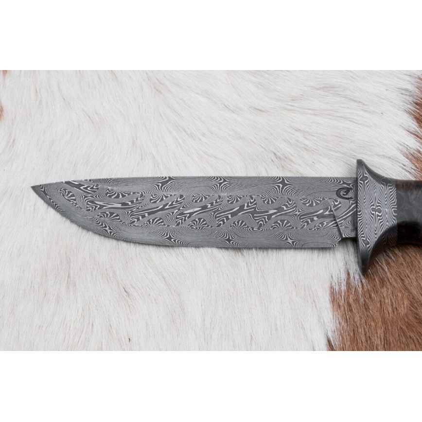 Ekskluzivni damask nož 13,8 cm javor