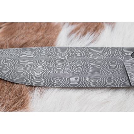 Ekskluzivni damask nož 13 cm kesten