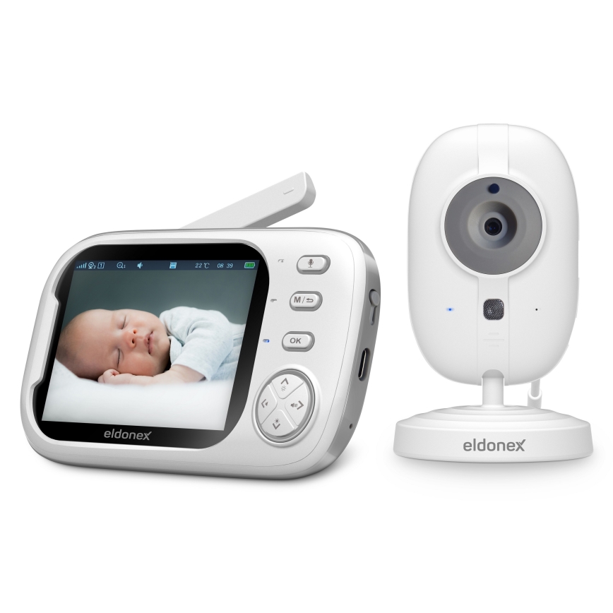 ELDONEX EBM-1010-WH - Monitor za bebe s ekranom 5V
