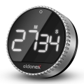 ELDONEX ECL-1210-SL - Minutka QuickCount 3xAAA, srebrna/crna