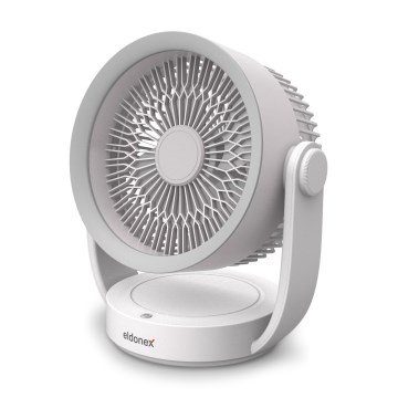 ELDONEX ESF-1010-WH - Punjivi stolni ventilator 9W/5V 4000 mAh bijela