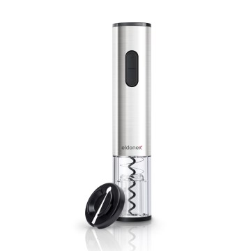ELDONEX EWO-2200-SL - Električni otvarač za vino 4xAA mat krom