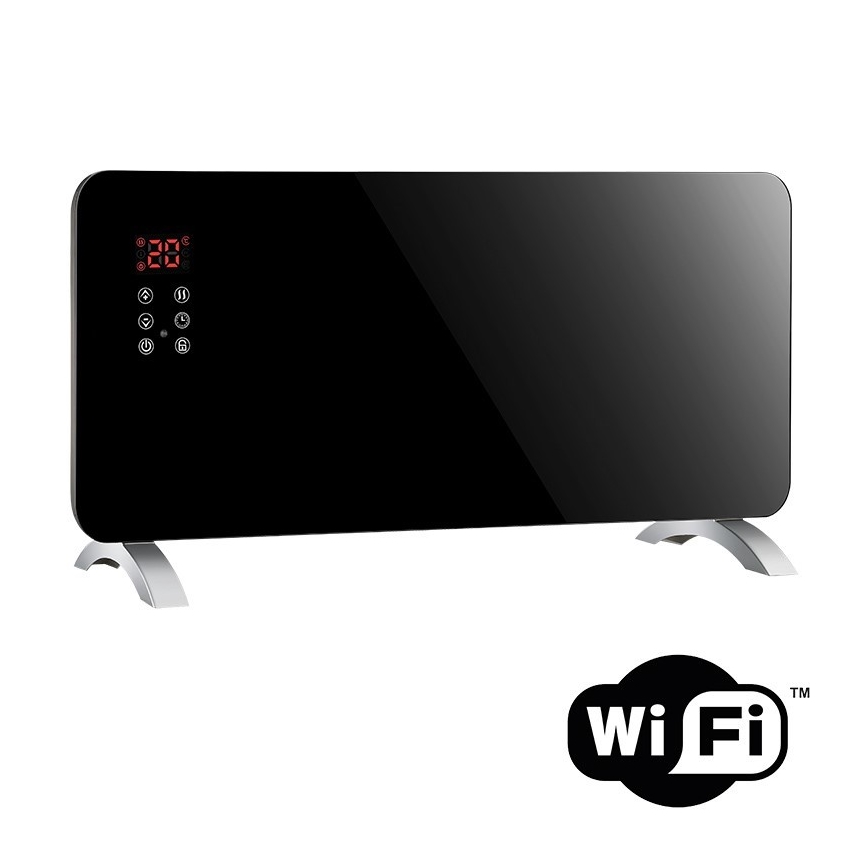 Električna konvektorska grijalica 1000/2000W LCD/timer/termostat IP24 Wi-Fi