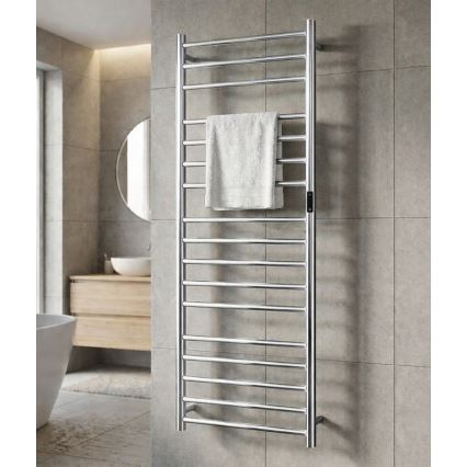 Električni grijač za ručnike 60x168 cm 285W nehrđajući čelik