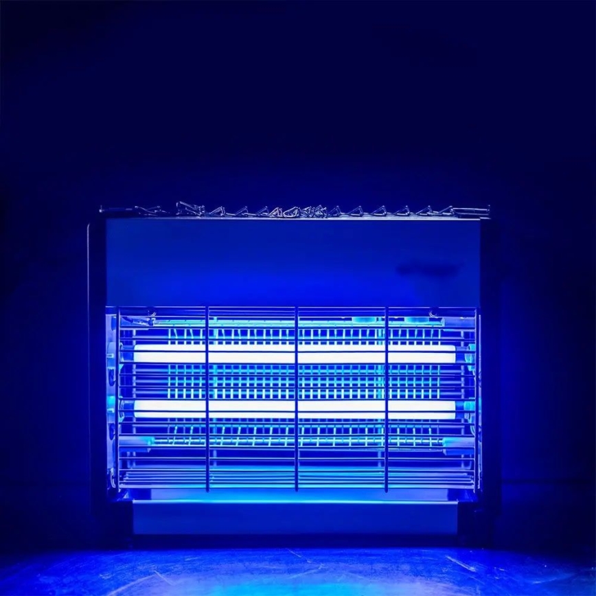 Električna ljepljiva lampa za insekte 2x10W/230V 80 m²