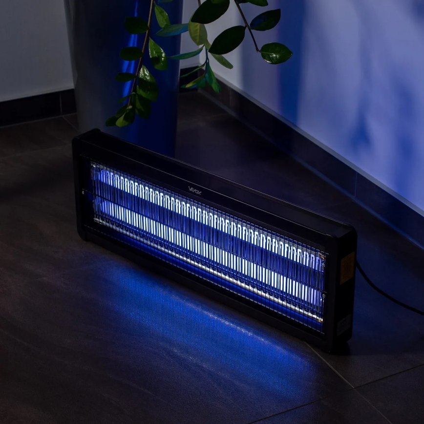 Električna ljepljiva lampa za insekte 2x20W/230V 180 m²