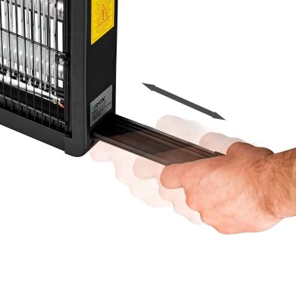 Električna ljepljiva lampa za insekte 2x20W/230V 180 m²