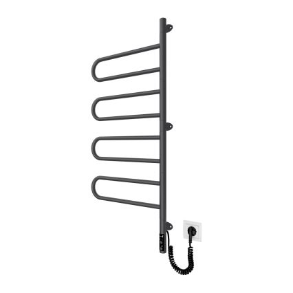 Električni rotirajući sušilo za ručnike TRISTAR 105W/230V 102,5x44,5 cm IP44 inox/crna