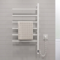 Električni rotirajući sušač za ručnike s termostatom ARABESQUE 105 W 80x49 cm bijela