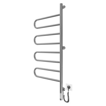 Električni rotirajući sušač za ručnike TRISTAR, 105 W / 230 V, 102,5 x 44,5 cm, IP44, nehrđajući čelik / sjajni krom