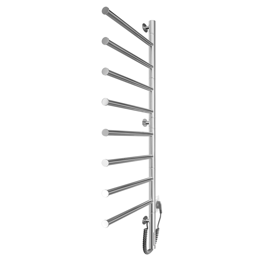 Električni rotirajući sušilo za ručnike VEER 95W/230V 102,5x44,5 cm nehrđajući čelik/sjajni krom