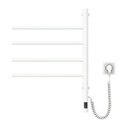 Električni rotirajući sušilo za ručnike s termostatom ARABESQUE 150W/230V 64,6 cm IP44 bijela