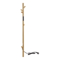 Električni šipkasti grijač za ručnike 118 cm 30W zlatni