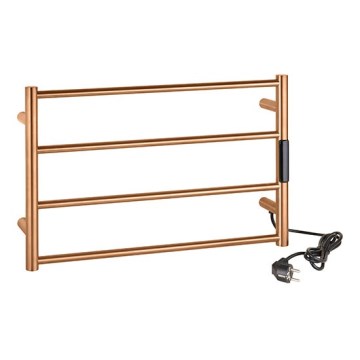 Električni sušač ručnika 56x37 63 W nehrđajući čelik/bakrena