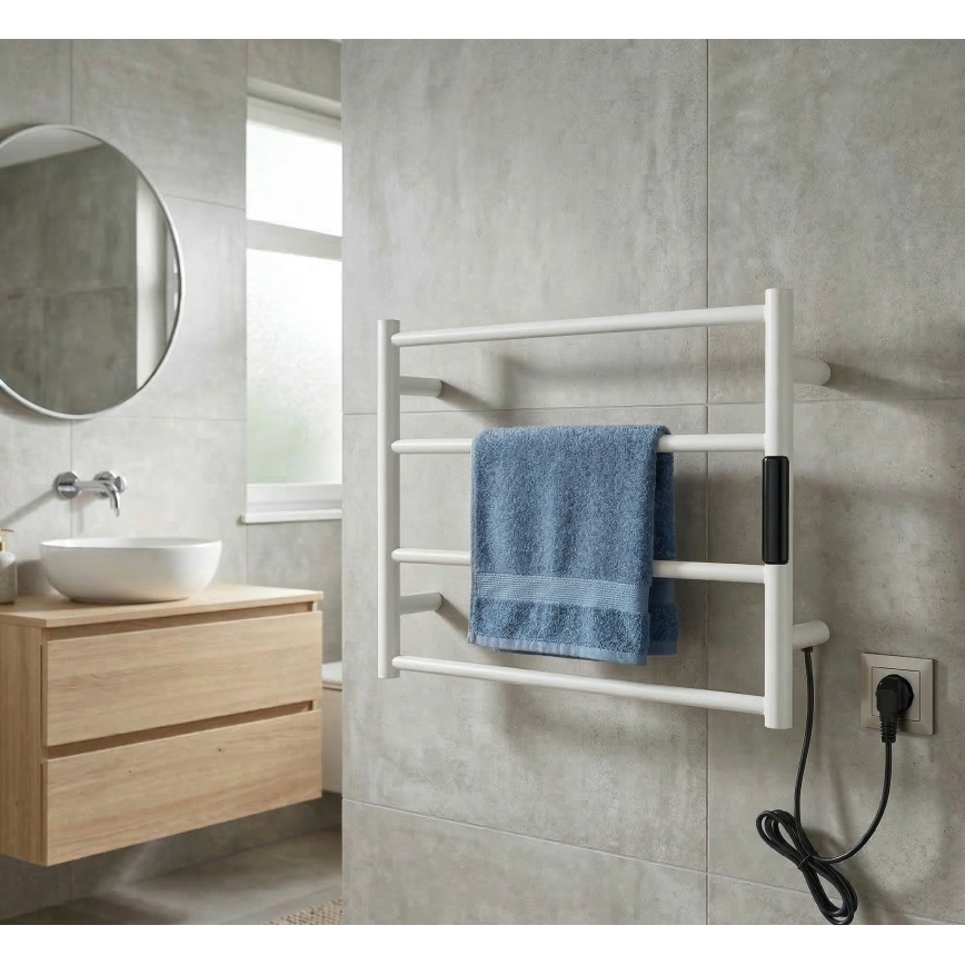 Električni sušač ručnika 56x37 63W inox/bijela