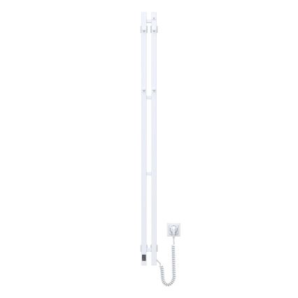 Električni sušilac za ručnike s termostatom SILOUETTE 200W/230V 150,6 cm IP44 bijeli desni