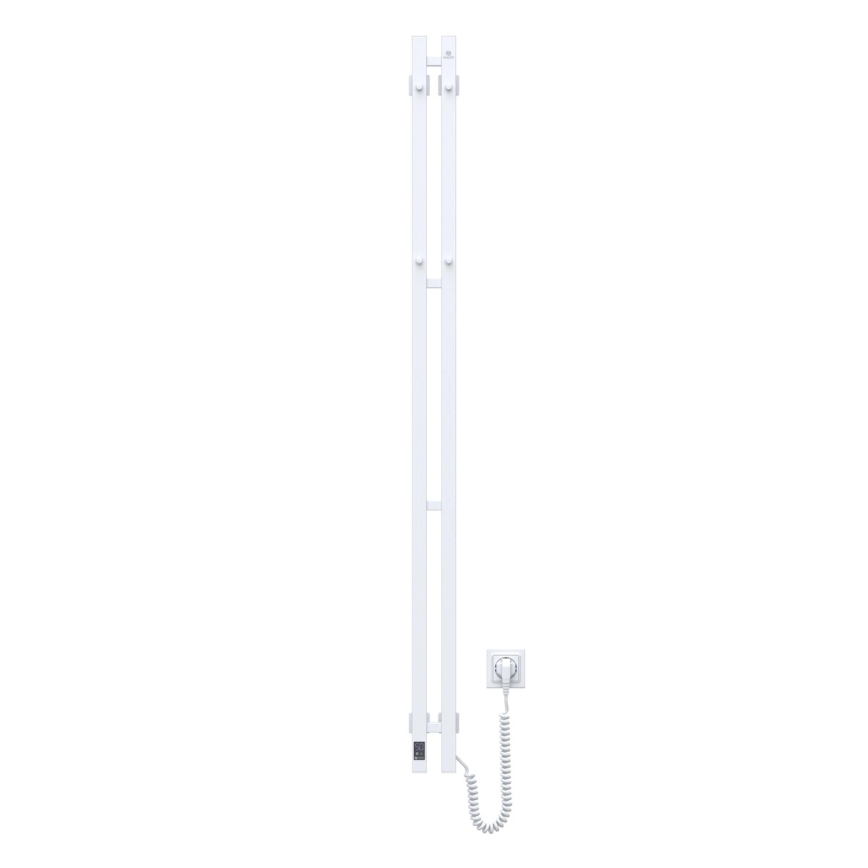 Električni sušilac za ručnike s termostatom SILOUETTE 200W/230V 150,6 cm IP44 bijeli desni