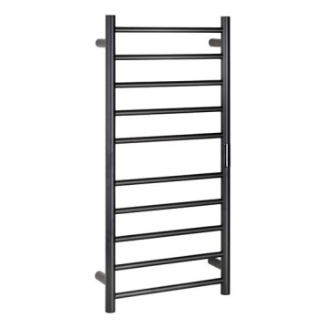 Električni sušač za ručnike 45x96 cm 130 W nehrđajući čelik/crna