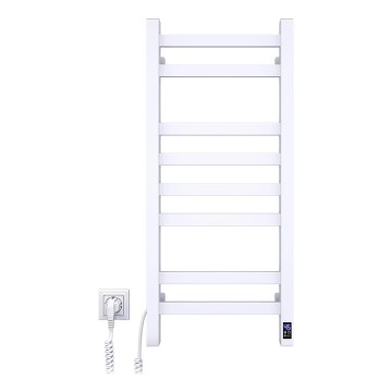 Električni sušač za ručnike s termostatom AVANGARD 105W 80x36 cm  bijeli lijevi