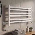 Električni sušač za ručnike s termostatom AVANGARD 181W 50x90 cm bijeli lijevi
