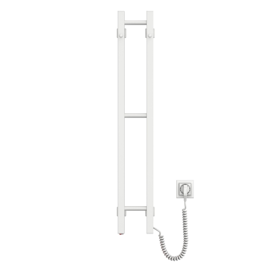 Električni sušač za ručnike SILOUETTE 187W/230V 101,1 cm IP44 bijeli desni četvrtast