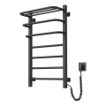 Električni sušilo za ručnike s termostatom FORTIS 155W 80x48 cm  crna desna