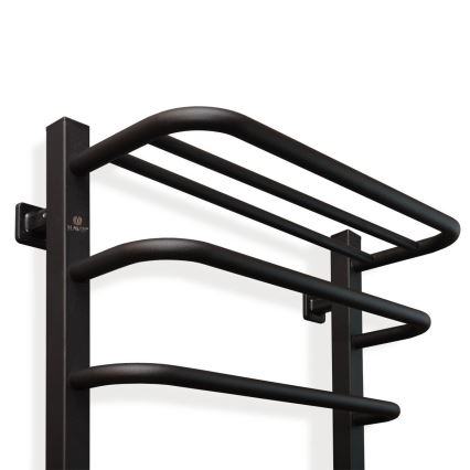 Električni sušilo za ručnike s termostatom FORTIS 155W 80x48 cm  crna desna