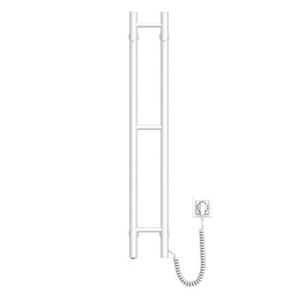 Električni sušilo za ručnike SILOUETTE 46W 100x16 cm bijelo desno