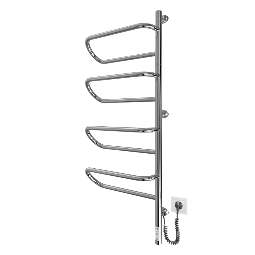 Električni rotirajući sušilo za ručnike ELECTRA 120W/230V 100x44,5 cm nehrđajući čelik/krom desno