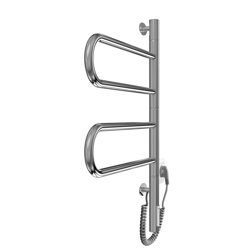 Električni okretni sušilac za ručnike TRISTAR 75W/230V 60x44,5 cm IP44 inox/sjajni krom