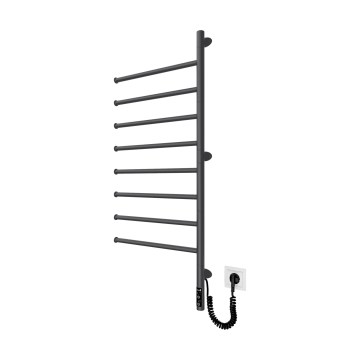 Električno rotirajuće sušilo za ručnike VEER 95W/230V 102,5x44,5 cm nehrđajući čelik/crna