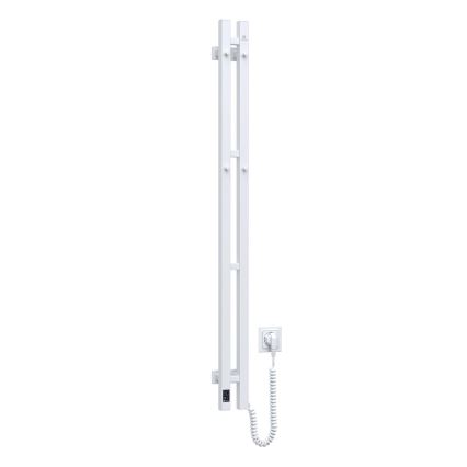 Električno sušilo za ručnike s termostatom SILOUETTE 187W/230V 120,6 cm IP44 bijela desna uglast