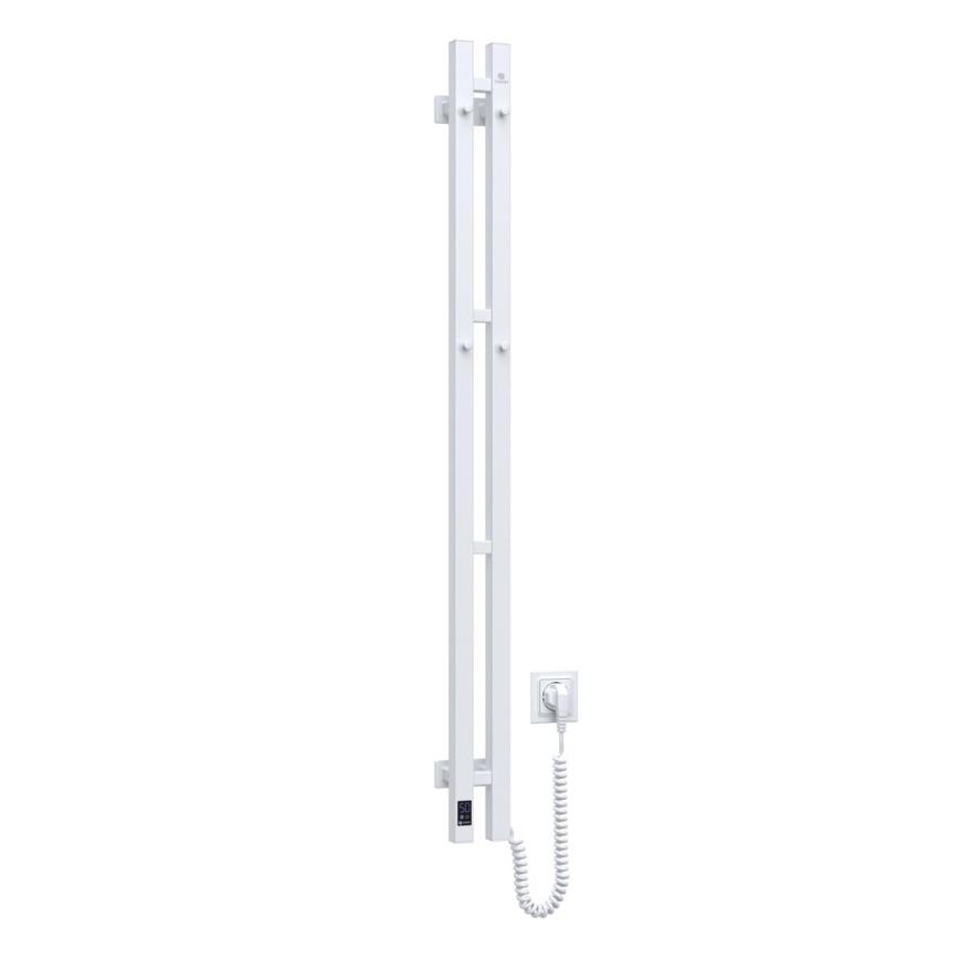 Električno sušilo za ručnike s termostatom SILOUETTE 187W/230V 120,6 cm IP44 bijela desna uglast