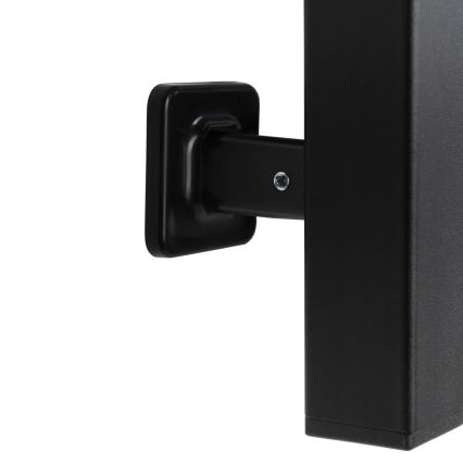 Električno sušilo za ručnike s termostatom SILOUETTE 187W/230V 120,6 cm IP44 crna desna uglast