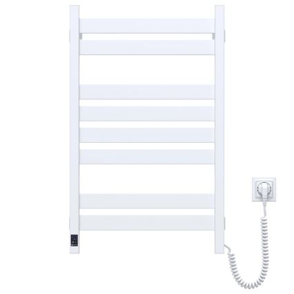 Električno sušilo za ručnike s termostatom LARGO 168W 80x50 cm bijelo, desno