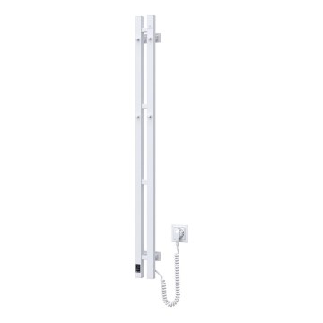 Električno sušilo za ručnike s termostatom SILOUETTE 187W/230V 120,6 cm IP44 bijela desna uglast